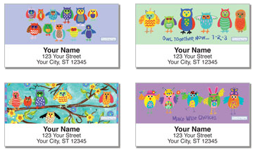 Owl Together Now Address Labels