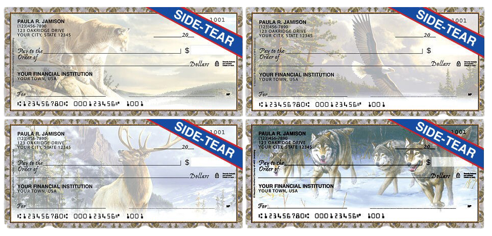 american wildlife sidetear checks