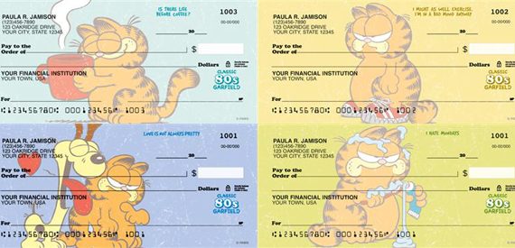 classic garfield check series