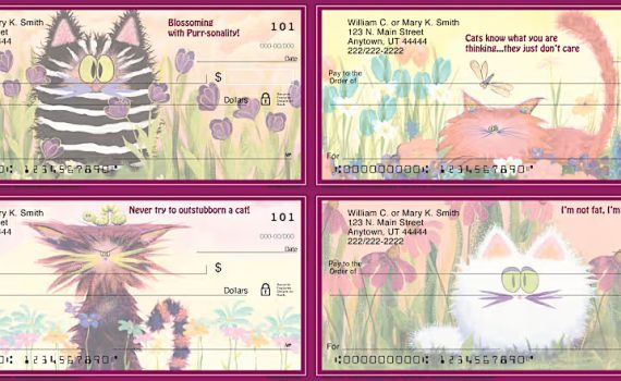 comical cats check series