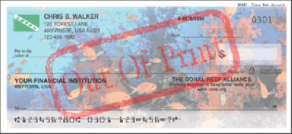 coral reef checks out of print