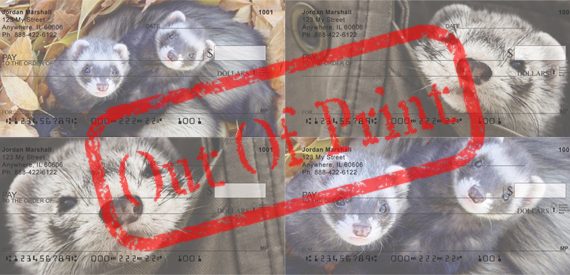 curious ferret checks out of print