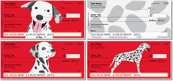 Darling Dalmatian Checks