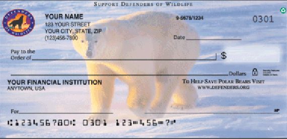 defenders of wildlife polar bear checks