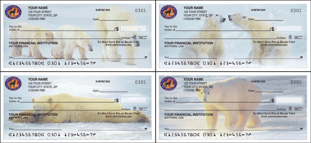 defenders of wildlife polar bear check series