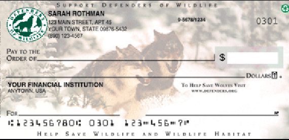 Defenders of Wildlife – Wolves Checks