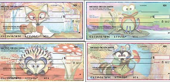 forest friends wild animal checks