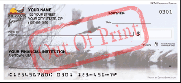 pheasants forever checks out of print