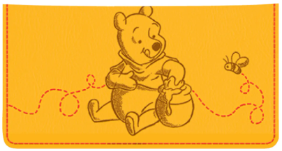 Winnie the Pooh Bear checkbook cover