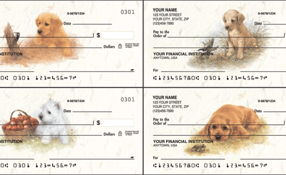 adorable puppies check series