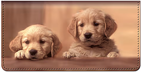 puppy pals checkbook cover