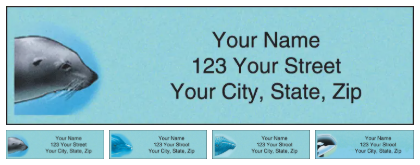 sea life address labels