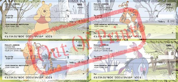 winnie the pooh adventure checks out of print