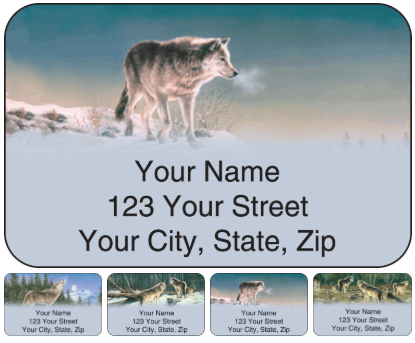 Wolves address labels